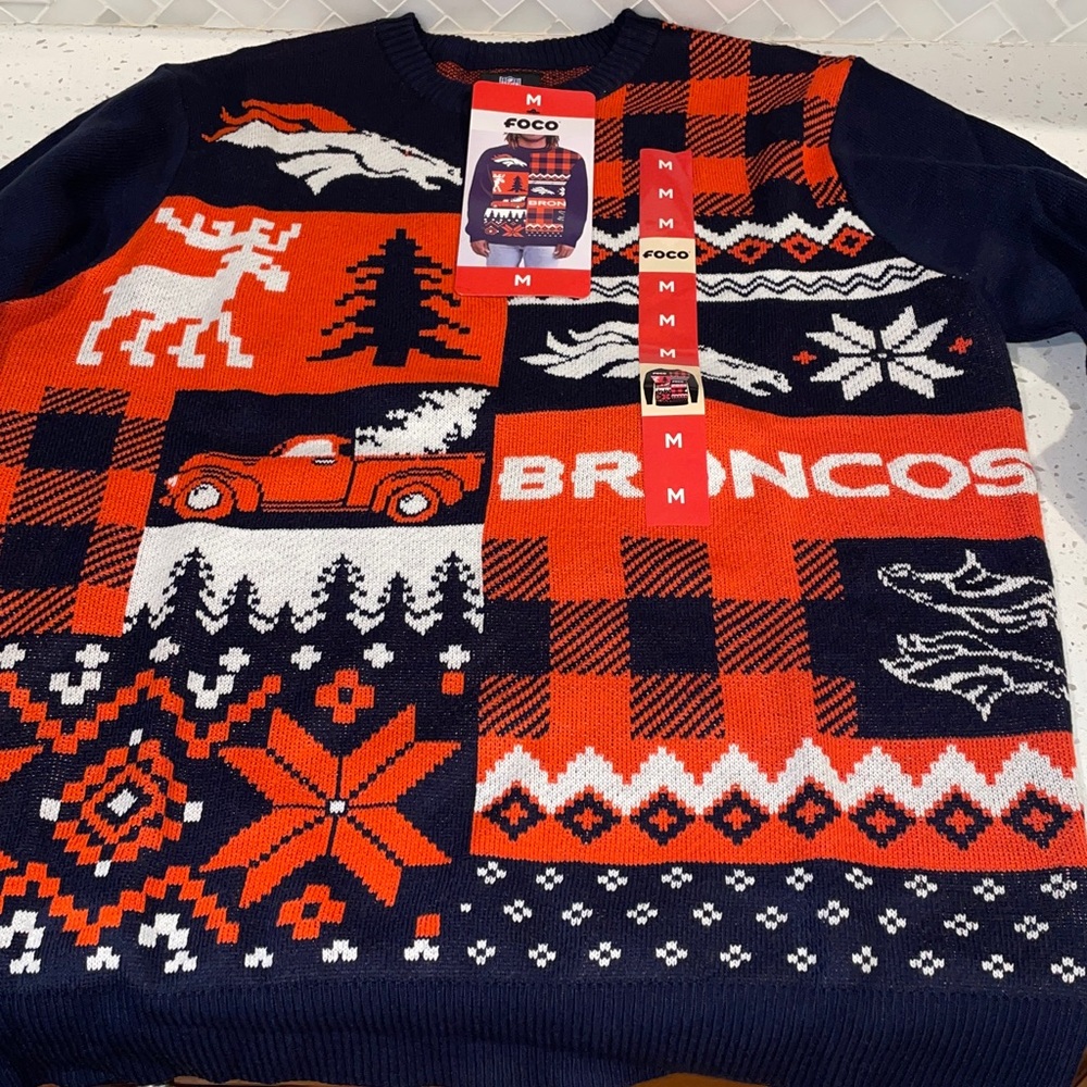 Denver Broncos NFL holiday sweater